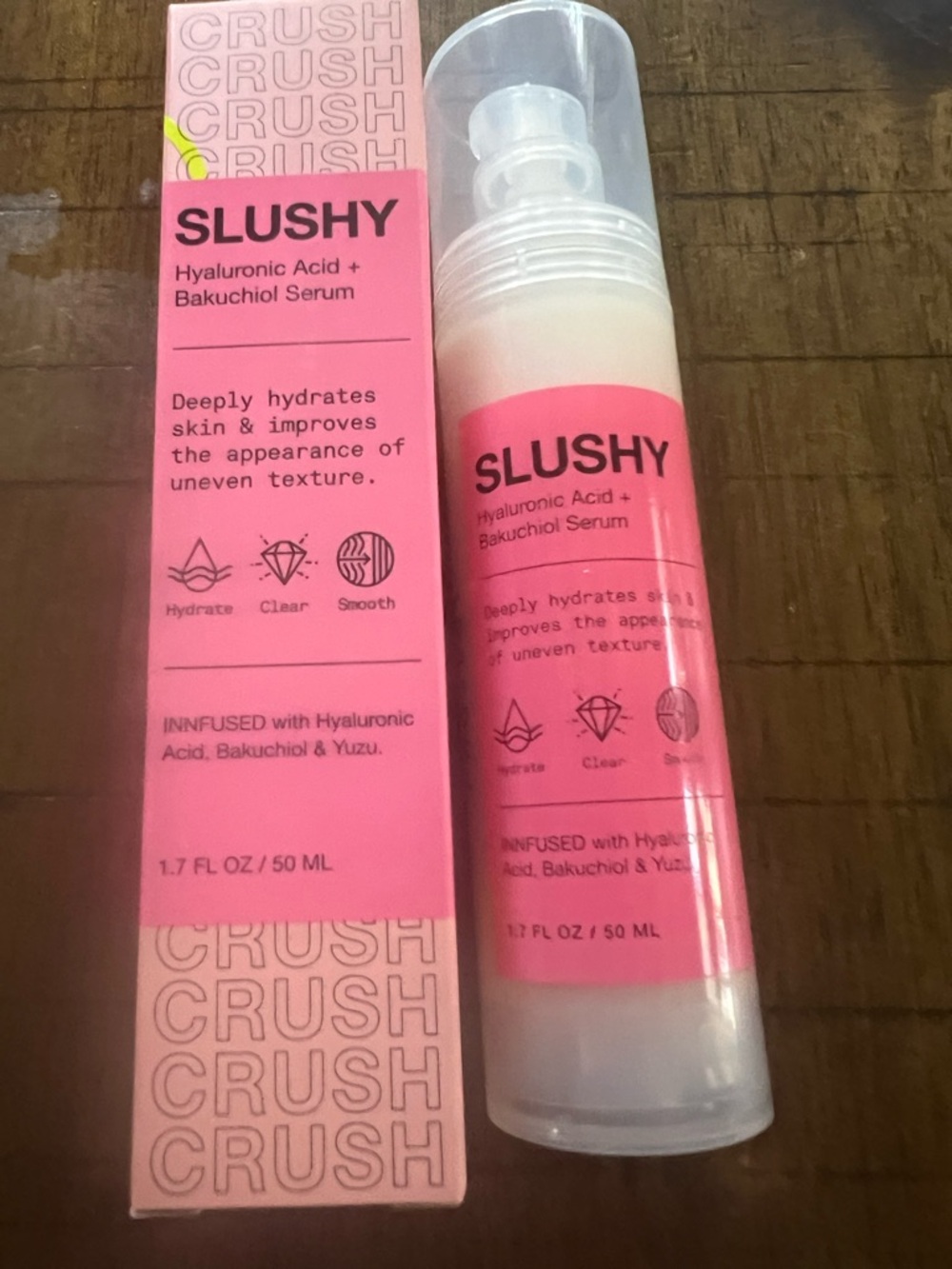 SLUSHY Hyaluronic Acid + Bakuchiol Serum — Pink